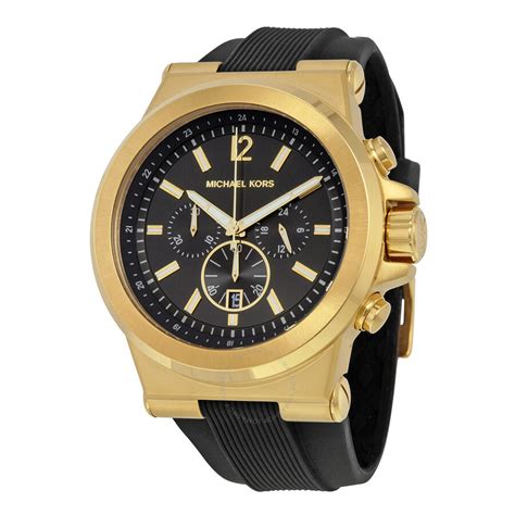 michael kors mk8445|Michael Kors black chronograph watch.